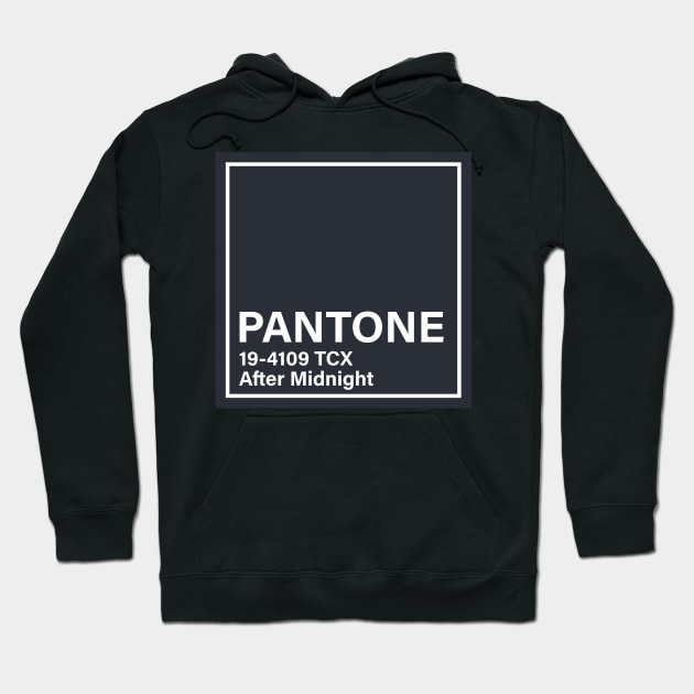 pantone 19-4109 TCX After Midnight Hoodie by princessmi-com